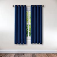 Cortinas térmicas Opacas aislantes de frío y Calor Ideal para habitación o salón. Dos Unidades de 117 x 138 centímetros…
